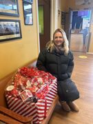 Red hamper fof raffle