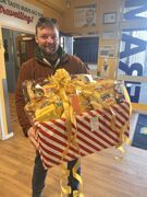 Yellow hamper fof raffle